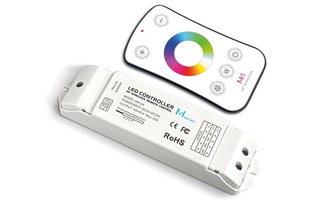 Controlador LED RGBW - con mando a distancia RF