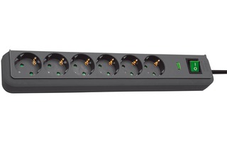 Surge Protected Extension Socket Eco-Line 6-Way1.50 m - Schuko / Type F (CEE 7/7) - Brennenstuhl