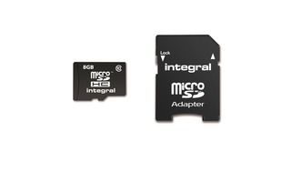 Tar. memoria microSDHC 8GB (clase 10) Integral Memory