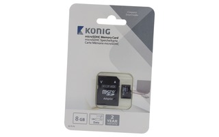 Tarjeta de memoria microSDHC Clase 10 8 GB - König CSMSDHC8GB