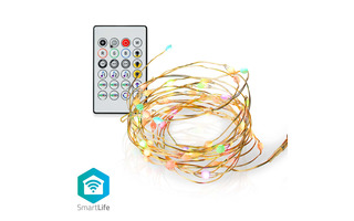 Tira de LED a todo color SmartLife - Wi-Fi - Multicolor - 5000 mm - IP44 - 400 lm - Android™ / I
