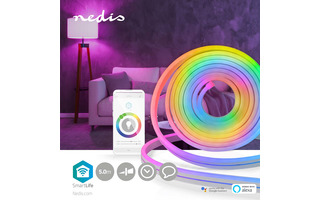 Tira de LED a todo color SmartLife - Wi-Fi - Multicolor - 5000 mm - IP65 - 960 lm - Android