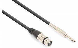Vonyx Cable XLR Hembra- Jack 6.3 Mono (3m)