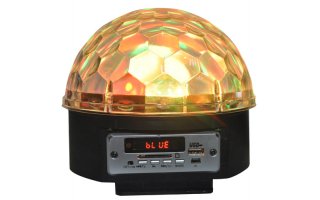 Ibiza Light Astro 6x3 RVBAR LEDs + Bluetooth / USB / SD