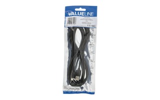 Cable USB de sincronización y carga, Lightning macho – USB A macho, 3,00 m, negro
