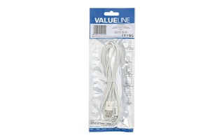 Cable USB de sincronización y carga, Lightning macho – USB A macho, 2,00 m, blanco