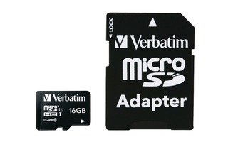 Verbatim 44082 Micro SDHC 16 GB Clase 10 con adaptador