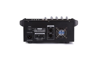 Vonyx AM5A Mezclador de 5 canales con amplificador DSP/BT/SD/USB/MP3