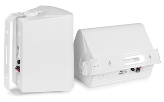 Vonyx BC65V White Speaker Pair 100V 8 Ohm 6,5