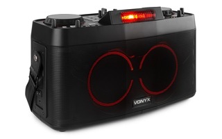 Vonyx CDP800 Portable DJ Station with Dual Bluetooth
