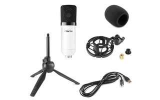 Vonyx CM300W Studio Microphone USB White