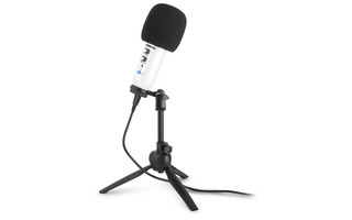 Vonyx CM320W Studio Microphone USB White with Echo