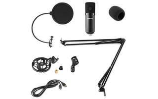 Vonyx CMS300B Studio Microphone Set USB Black