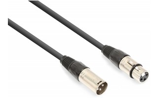 Vonyx DMX Cable 3-Pin XLR Macho - XLR Hembra 1.5m (110Ohm)