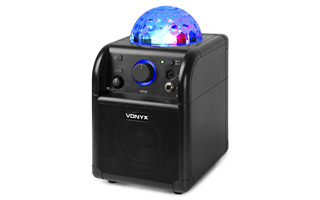 Vonyx SBS50B BT Karaoke Speaker LED Ball Black