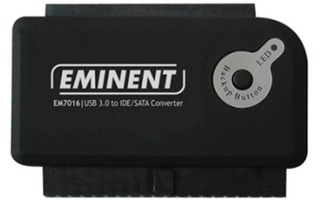 Eminent EM7016 - USB 3.0 > IDE - SATA - Convertidor con botón de backup