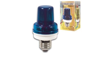 Mini lámpara estroboscópica, color azul, 3.5W, casquillo E27