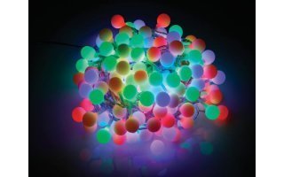 Cadena de luz con LEDs - Coloreada - 200 LEDs - 21m
