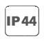 Protección IP-44