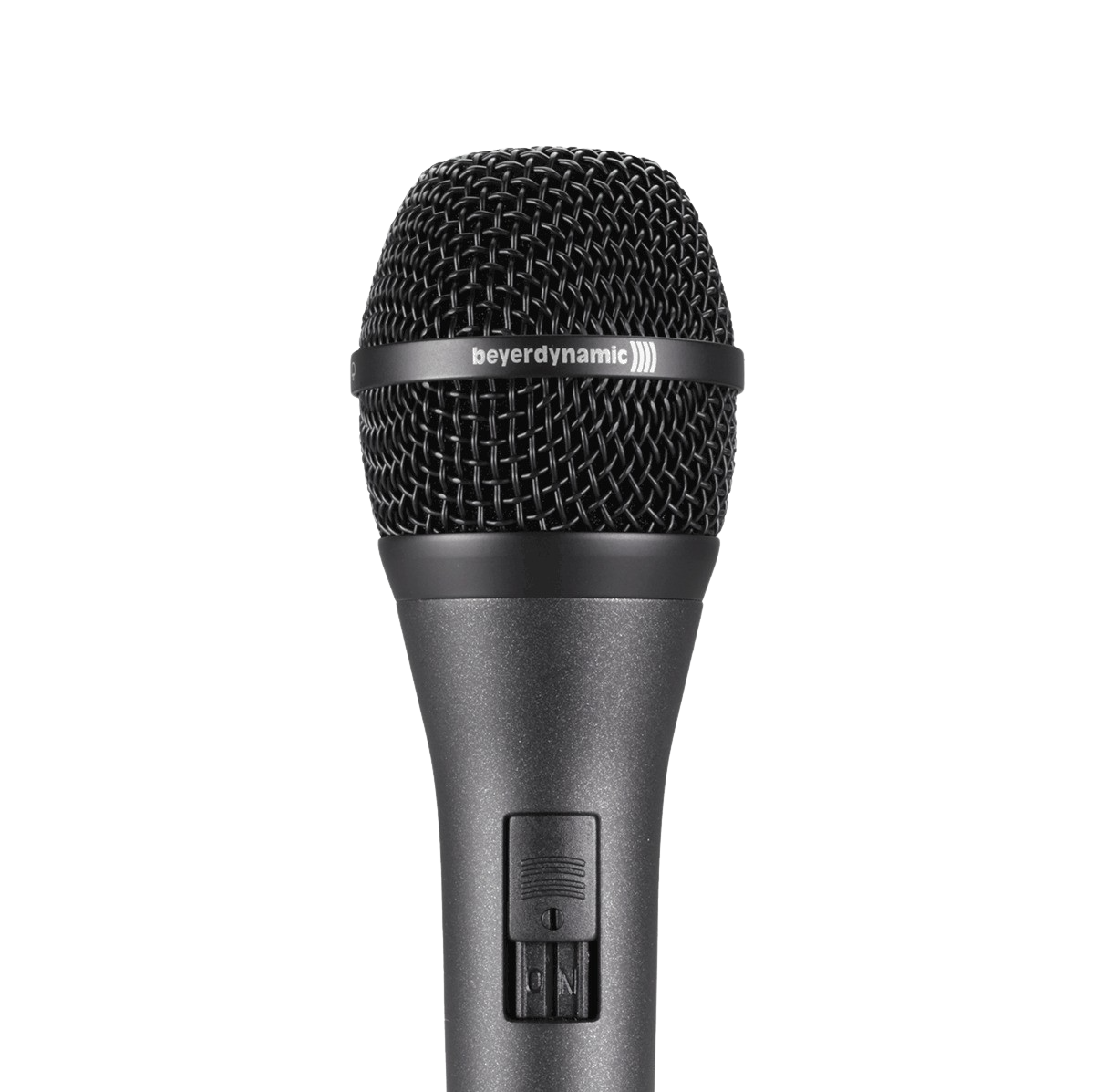 Grande plano do interruptor deslizante embutido do Beyerdynamic TG V70 s