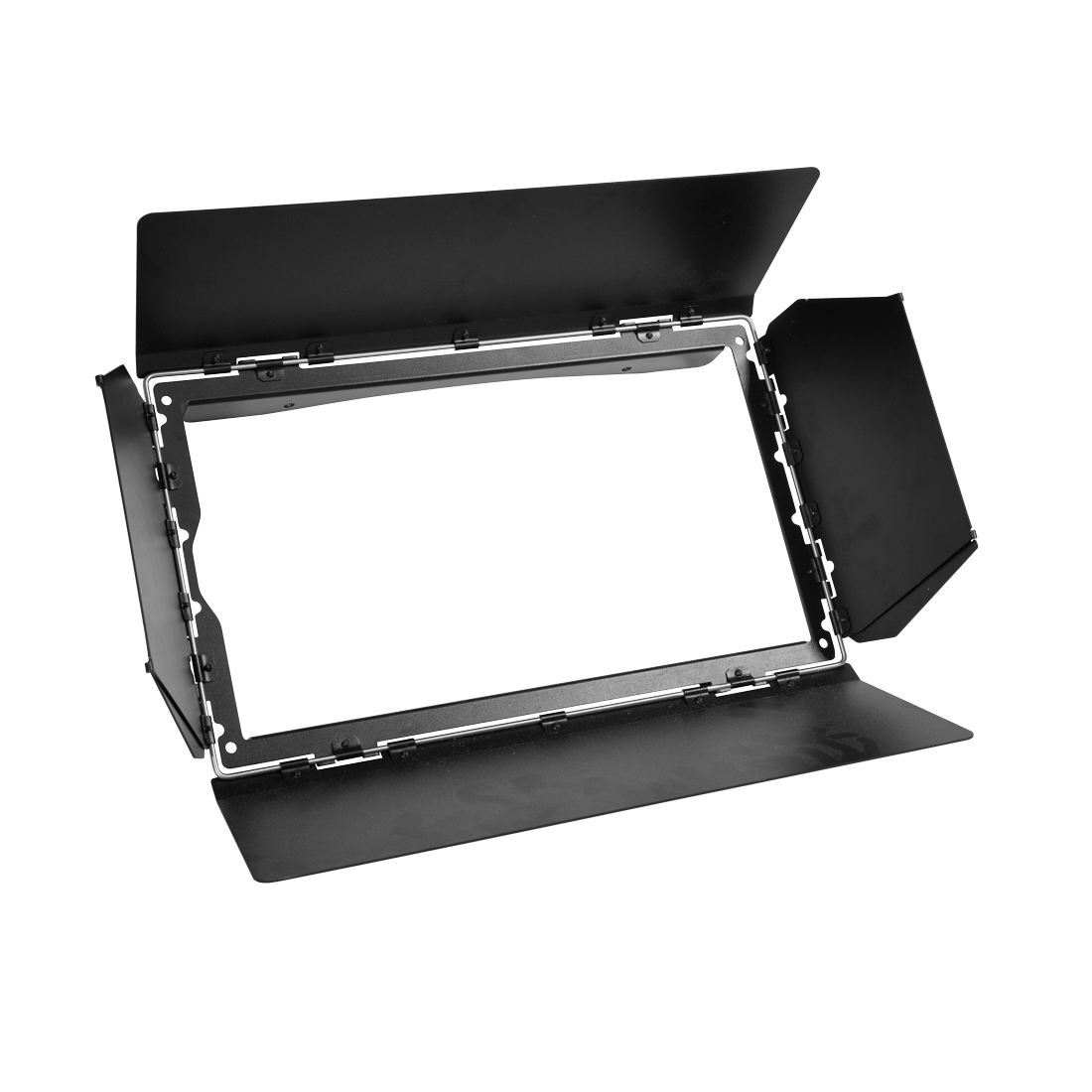 Palas de quatro folhas para Elation Paladin Panel com as folhas superior, inferior e laterais abertas