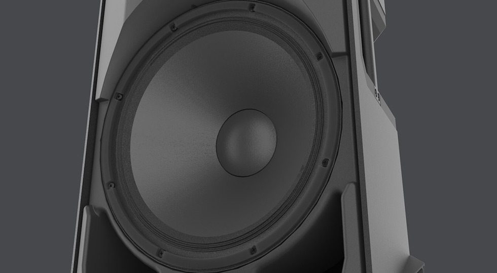 Woofer de 12 pulgadas del altavoz Mackie Thump12v4