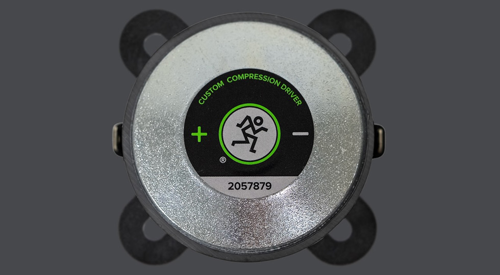 Driver de compresión de una pulgada diseñado por Lavoce Italiana para el Mackie Thump15v4