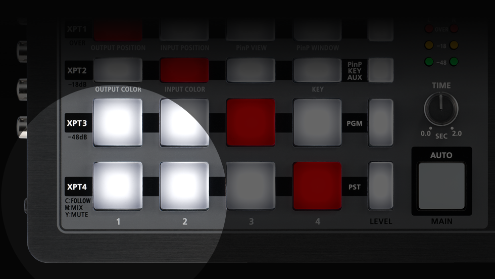 CROSS-POINT BUTTONS