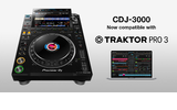 CDJ-3000, ya es compatible con la función de control USB-HID de la aplicación DJ Traktor Pro 3 de Native Instruments. Esto se incluye en el Programa de Certificación Pioneer DJ.