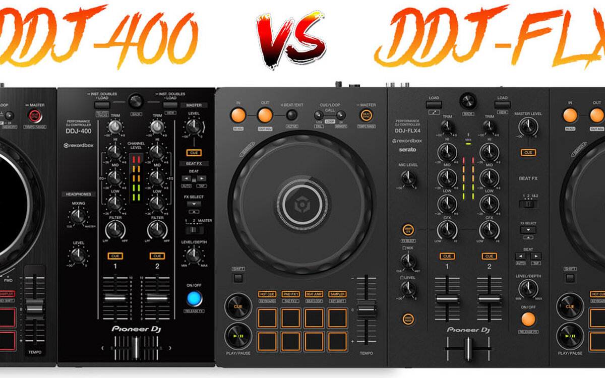 Comparativa Pioneer DJ DDJ-400 vs DDJ-FLX4
