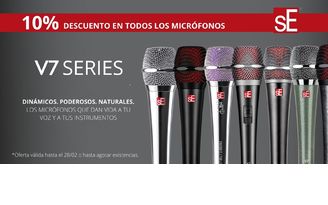 Microfonos para vocalistas SE Electronics con descuento
