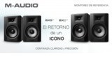 Monitores de estudio M-Audio Bx5 D3 y Bx8 D3