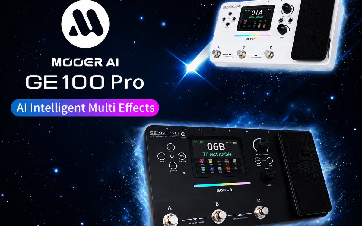 Mooer lanza el GE100 Pro: la evolución definitiva del multiefectos más popular