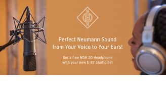 Consigue un auricular NDH 20 gratis al comprar Neumann U 87 Studio Set