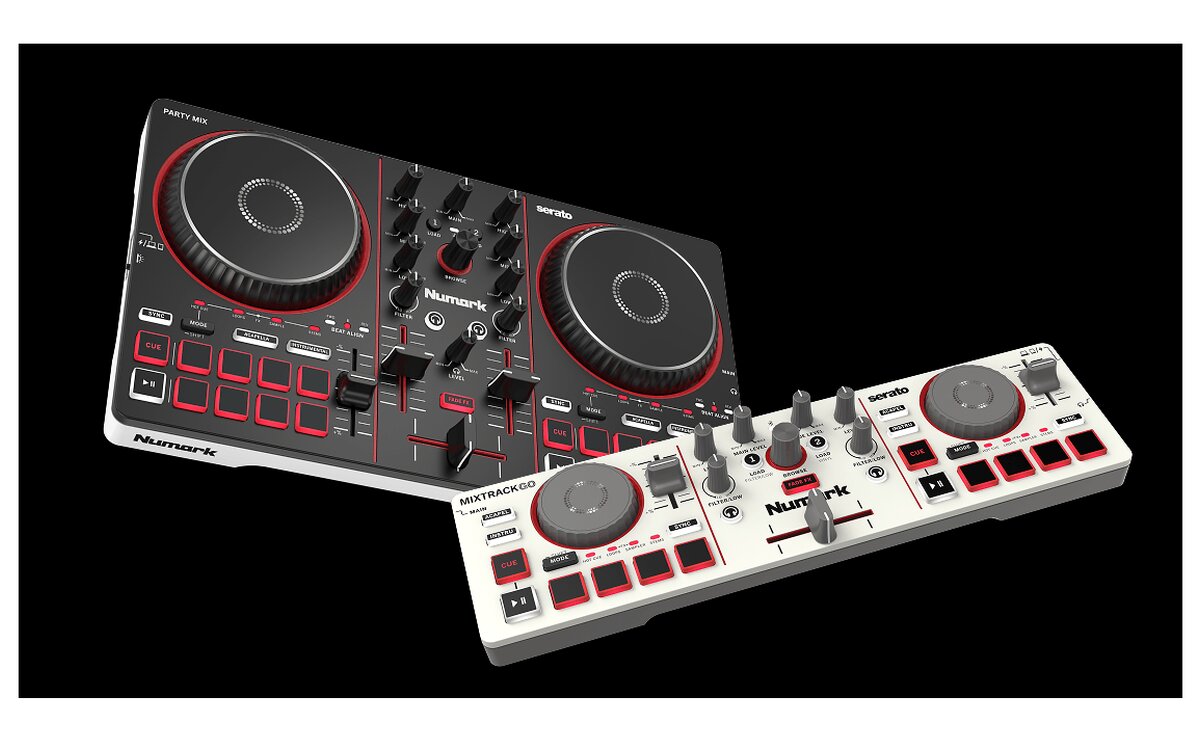 Numark presenta las nuevas Party Mix III y MixTrack Go: dos controladoras portátiles para aprender y pinchar en cualquier lugar