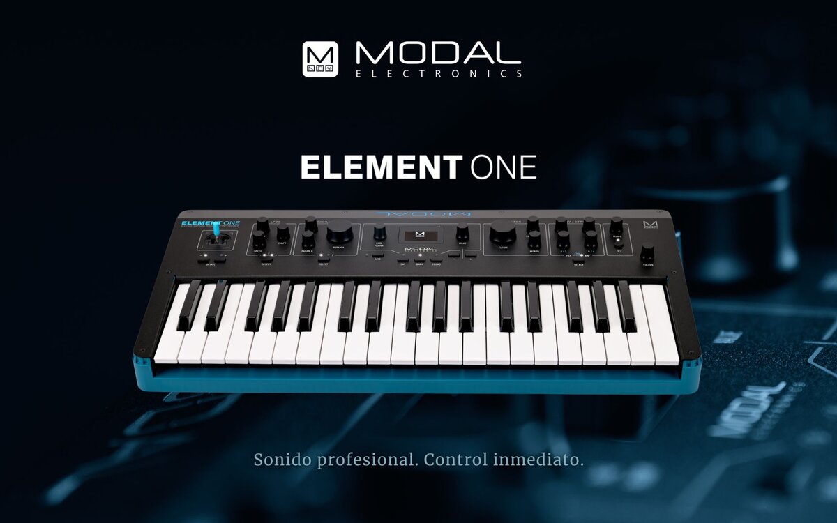 Modal ELEMENT ONE: Síntesis híbrida avanzada con enfoque inmediato para el músico actual