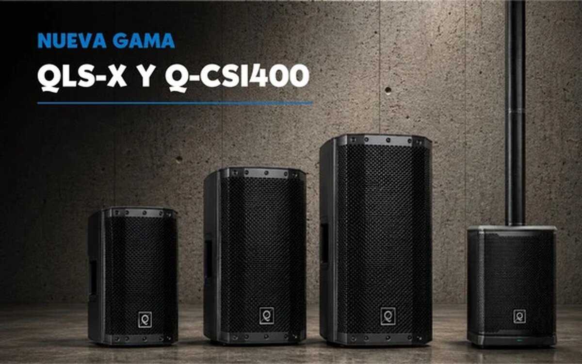 Nueva gama de altavoces Oqan QLS-X y PA Q-CS1400