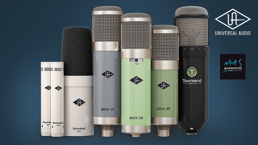 Micrófonos Universal Audio, los presentamos