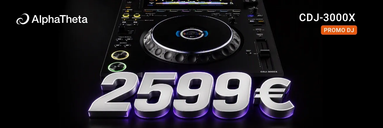 AlphaTheta CDJ-3000X promo 2599€