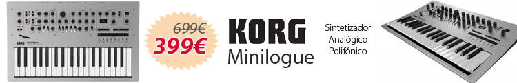 Korg minilogue oferta mejor precio