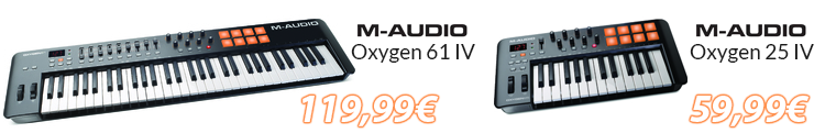 m-audio oxygen mejor precio oferta