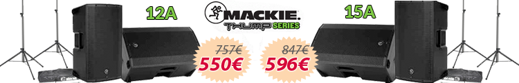 mackie thump 12a 15a set oferta mejor precio